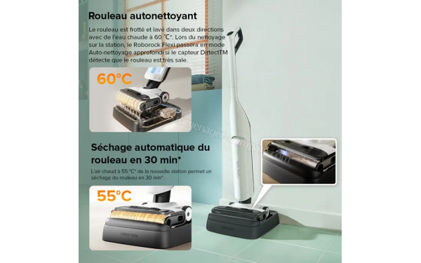 ROBOROCK Flexi - Vue sur base de chargement