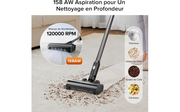 ROBOROCK H5 - Puissance d'air &eacute;lev&eacute;e