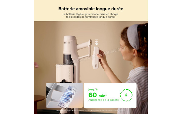ROBOROCK H60 Hub - Batterie amovible