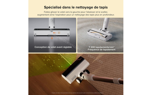 ROBOROCK H60 Hub - Vue de la brosse