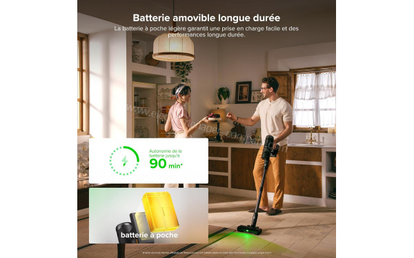 ROBOROCK H60 Hub Ultra - Batterie amovible