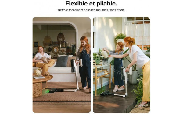 ROBOROCK H60 Pro - Flexible et pliable