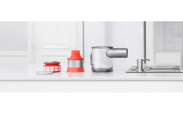 ROBOROCK H6 Soft - Vue du collecteur et des filtres