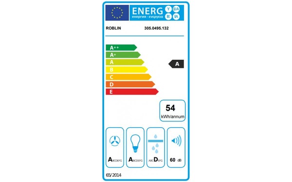 ROBLIN Inspiration 770 Blanc - &Eacute;tiquette &eacute;nergie