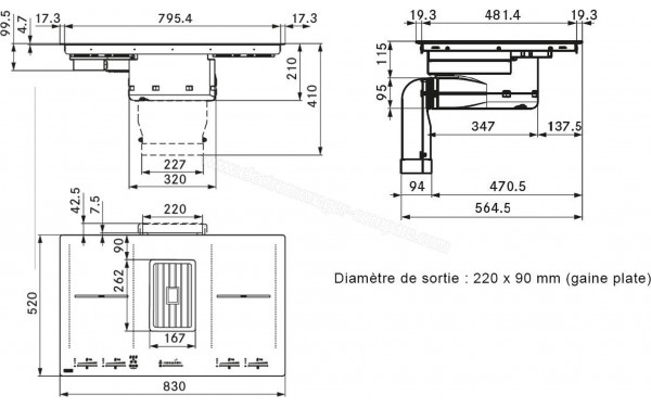 ROBLIN MAESTRO 830 - Sch&eacute;ma technique