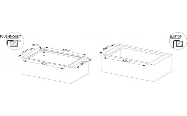 ROBLIN Maestro NG 830 - Dimensions