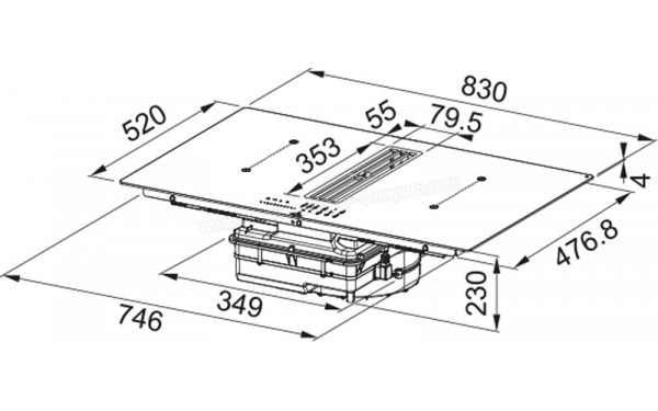 ROBLIN Piano Recyclage - Dimensions