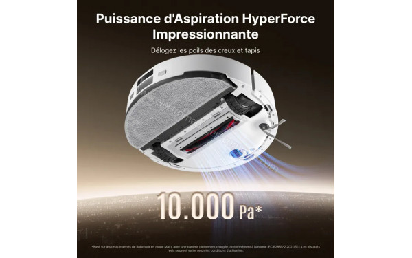 ROBOROCK Q10 PF+ Blanc - Puissance d'aspiration