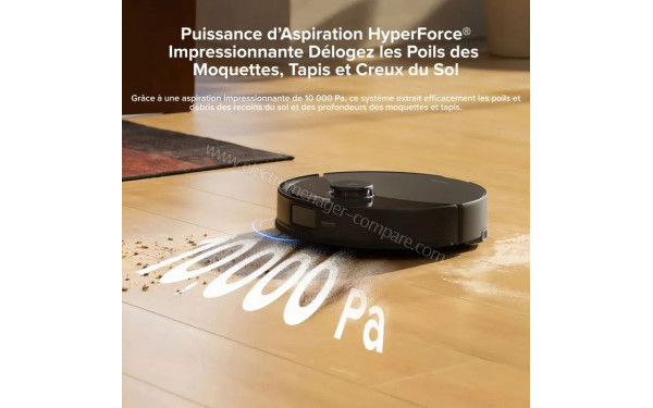 ROBOROCK Q10 PF Noir - Puissance d'aspiration