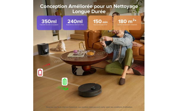 ROBOROCK Q10 S5+ Noir - Mise en situation