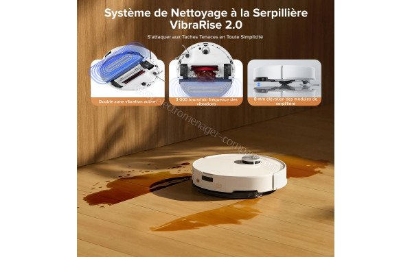 ROBOROCK Q10 S5+ Set Blanc - Mise en situation