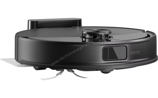 ROBOROCK Q10 VF Noir - Vue de 3/4 gauche sur la base de chargement