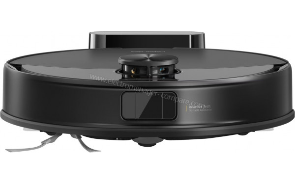 ROBOROCK Q10 VF Noir - Vue de face sur la base de chargement