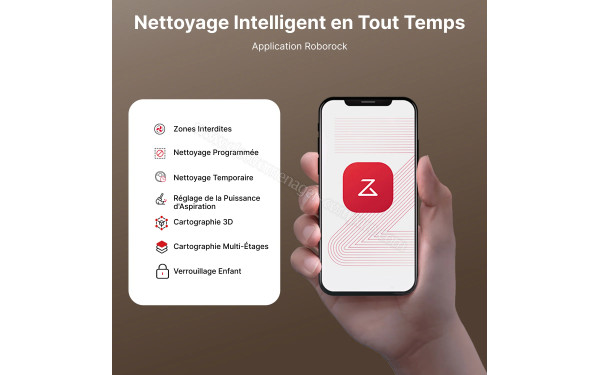 ROBOROCK Q10 X5+ Noir - Mise en situation