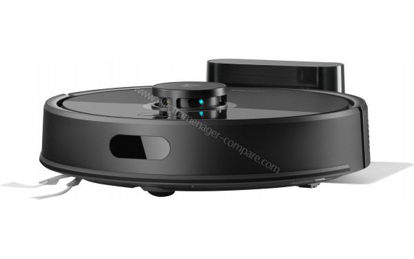 ROBOROCK Q7 BF Noir - Vue de 3/4 droite sur la base de chargement