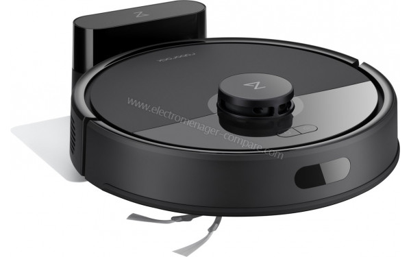 ROBOROCK Q7 BF Noir - Vue de 3/4 gauche sur la base de chargement