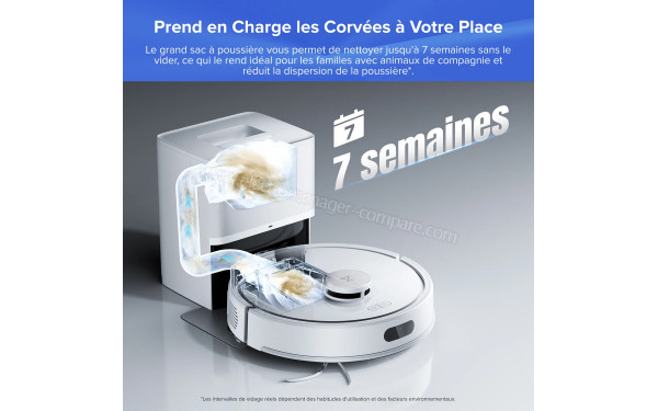 ROBOROCK Q7 L5+ Set Blanc - Mise en situation