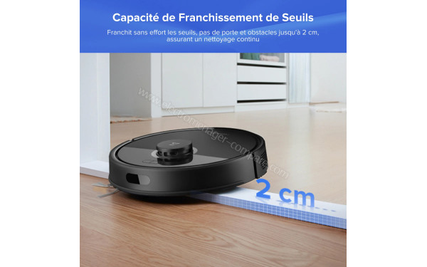ROBOROCK Q7 L5+ Set Noir - Capacit&eacute; de franchissement des seuils
