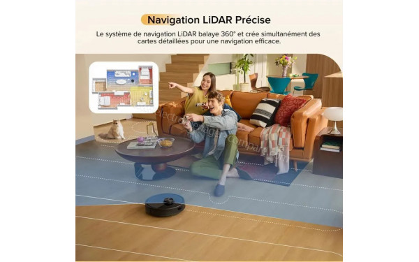 ROBOROCK Q7 M5 Noir - Navigation LiDAR