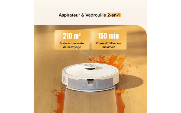 ROBOROCK Q7 M5 Set Blanc - Mise en situation