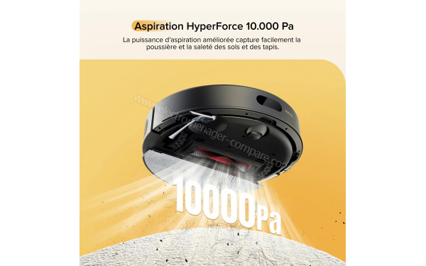 ROBOROCK Q7 M5 Set Noir - Puissance d'aspiration