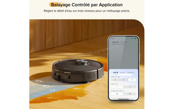 ROBOROCK Q7 M5 Set Noir - Application pour smartphones ou tablettes