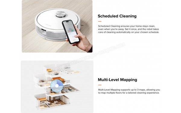 ROBOROCK Q7 TF Blanc - Application pour smartphones ou tablettes