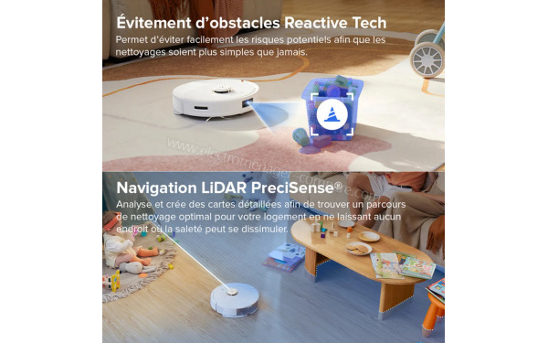 ROBOROCK Q8 Max Blanc - Mise en situation