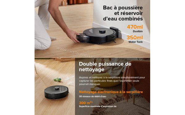 ROBOROCK Q8 Max Noir - Mise en situation
