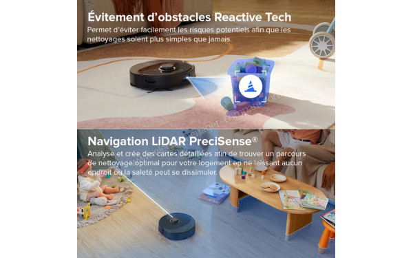 ROBOROCK Q8 Max+ Noir - Mise en situation