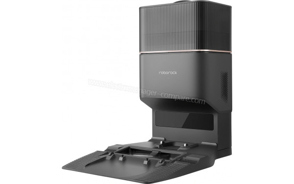 ROBOROCK Q8 Max+ Esp Edi Noir - Base de chargement vue 3/4 droite