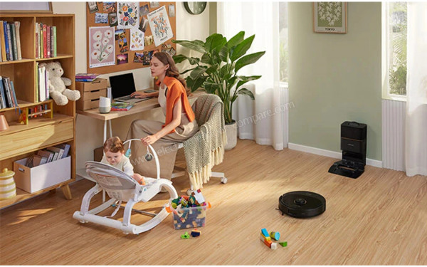 ROBOROCK Q8 Max+ Esp Edi Noir - Mise en situation