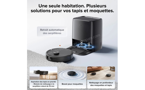 ROBOROCK Qrevo 2 Pro Noir - Mise en situation