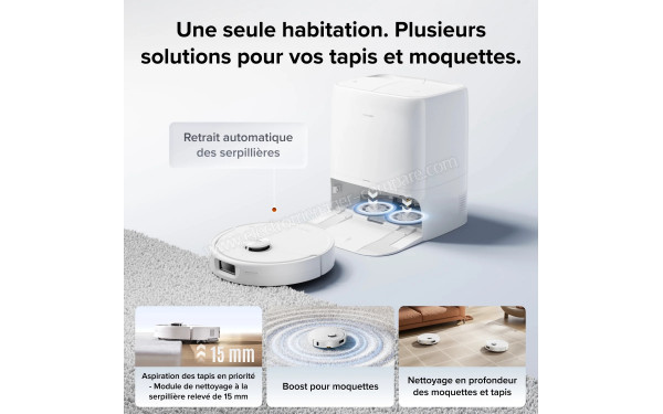 ROBOROCK Qrevo 2 Pro Set Blanc - Mise en situation
