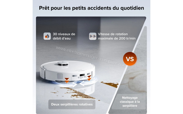 ROBOROCK Qrevo 2 Pro Set Blanc - Mise en situation
