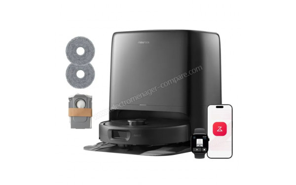 ROBOROCK Qrevo 2 Pro Set Noir - Vue d'ensemble
