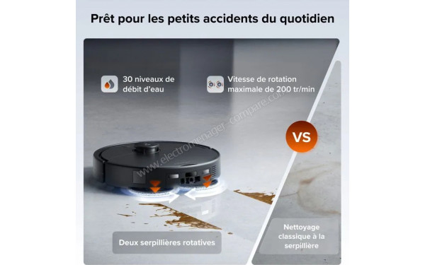 ROBOROCK Qrevo 2 Pro Set Noir - Mise en situation