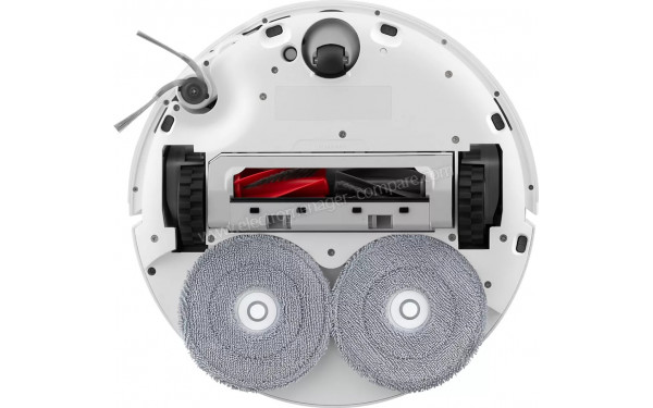 ROBOROCK Qrevo Curv 2 ProX Blanc - Vue du dessous