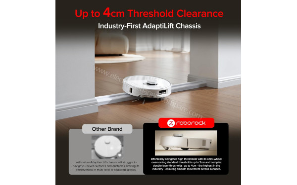 ROBOROCK Qrevo Curv 5A1 Blanc - Mise en situation