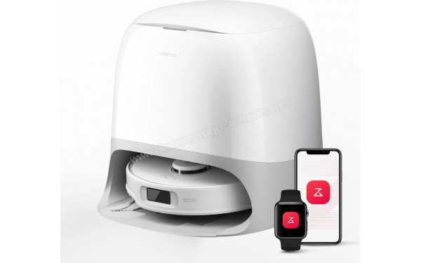 ROBOROCK Qrevo Curv S5X Blanc - Vue d'ensemble