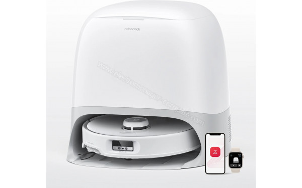 ROBOROCK Qrevo Curv Blanc - Vue d'ensemble