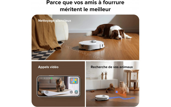 ROBOROCK Qrevo Curv Blanc - Mise en situation