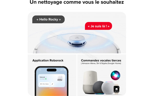 ROBOROCK Qrevo Curv Blanc - Mise en situation
