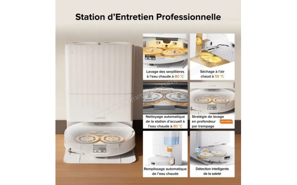 ROBOROCK Qrevo Edge 2 Blanc - Station d'entretien professionnelle