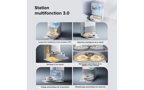 ROBOROCK Qrevo Edge Blanc - Station multifonction 3.0