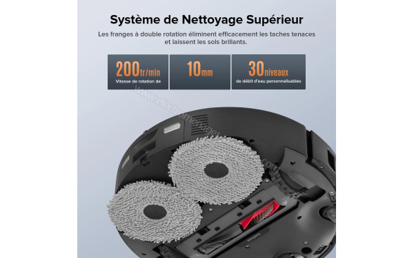 ROBOROCK Qrevo Edge S5A Noir - Syst&egrave;me de nettoyage sup&eacute;rieur