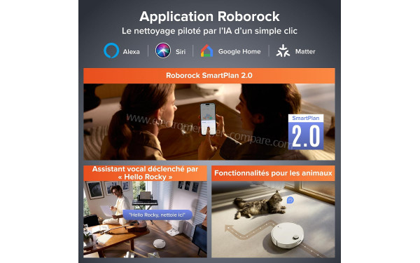 ROBOROCK Qrevo EdgeT Blanc - Application pour smartphones ou tablettes