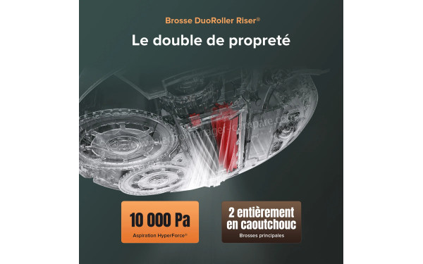 ROBOROCK Qrevo Master Noir - Brosse DuoRoller Riser