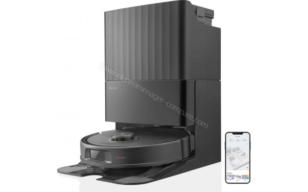 ROBOROCK Qrevo MaxV Noir - Vue d'ensemble