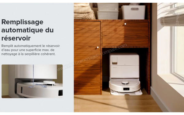 ROBOROCK Qrevo MaxV - Remplissage automatique du r&eacute;servoir d'eau